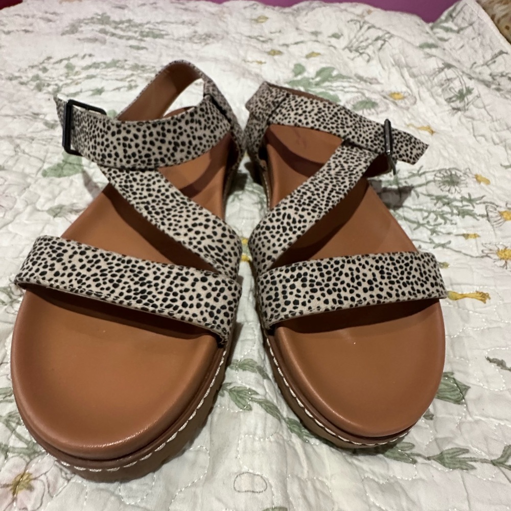 Leopard Print Women's Sandals
